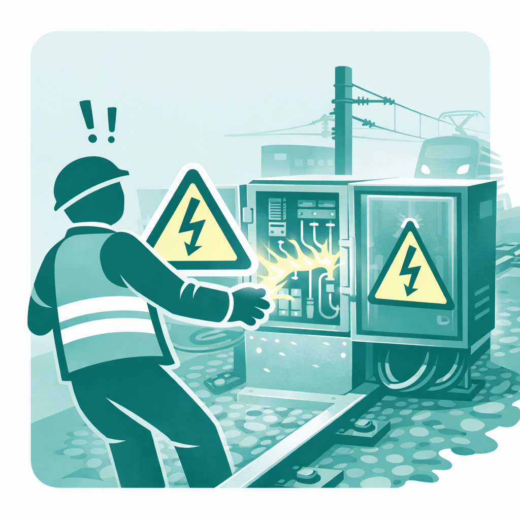 Risque électrique en milieu ferroviaire